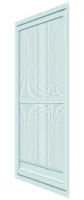 Insektenschutz-Fenster mit weißem Rahmen